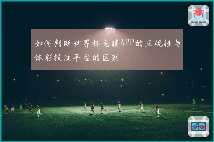 如何判断世界杯竞猜APP的正规性与体彩投注平台的区别
